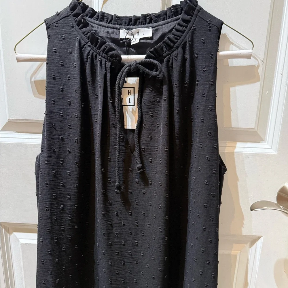THML Black Sleeveless Dress - NWT! - Picture 3 of 7